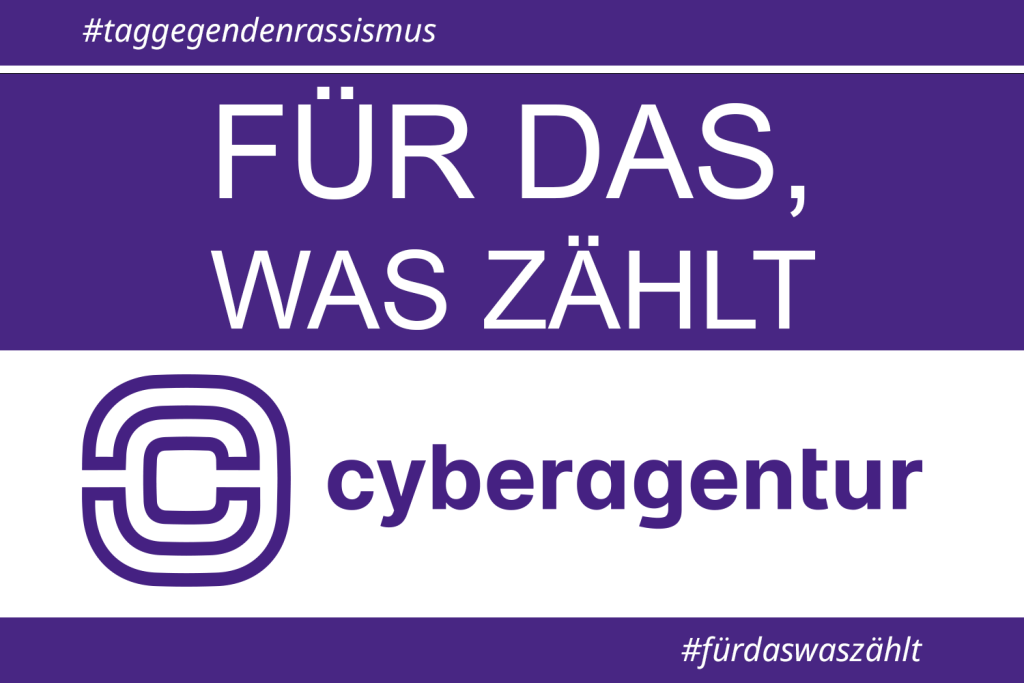 "Für das, was zählt." Statement zum Tag gegen den Rassismus