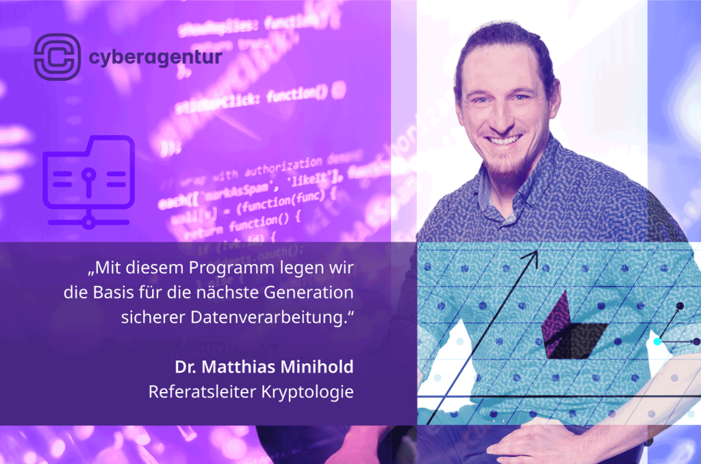 Matthias Minihold, Leiter Kryptologie in der Abteilung Schlüsseltechnologie, leitet Programm EC2.