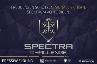 Visual zur SPECTRA Challenge: Ideenwettbewerb zur Abwehr elektronischer Bedrohungen.